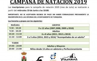 Campaña Natación 2019