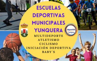 Escuelas deportivas municipales Yunquera - Curso 2021-22