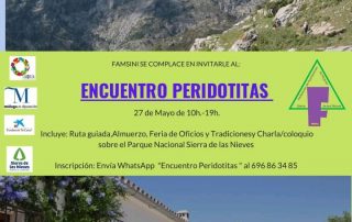 Cartel Encuentro peridotitas 4.0