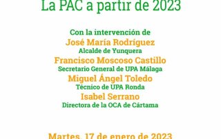 Jornada Informativa reforma PAC 2023-2027