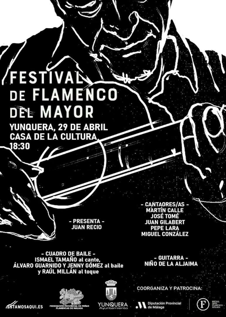 Festival de flamenco del mayor en Yunquera