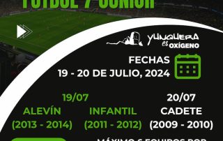 Torneo de fubol 7 Junior en Yunquera 2024