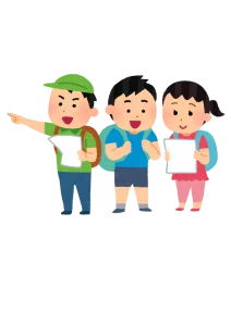 Niños de excursión dibujo en el programa de conciliación familiar Yunquera 2025