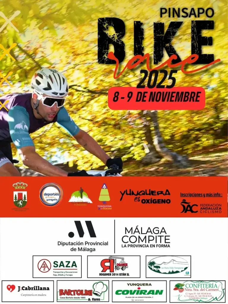 Cartel de la pinsapo Bike Race 2025 web