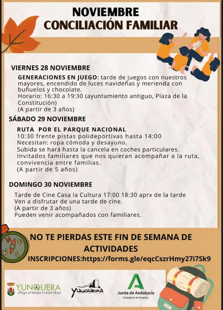 Conciliacion familiar noviembre de 2025