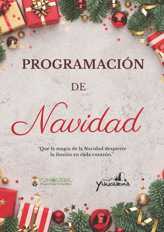 Programación Navidad Yunquera 2025