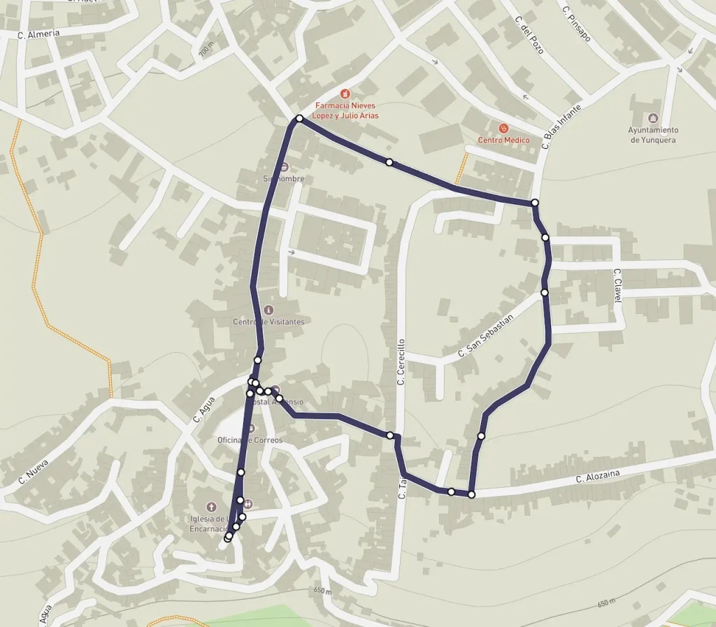 itinerarios de semana santa yunquera 2026