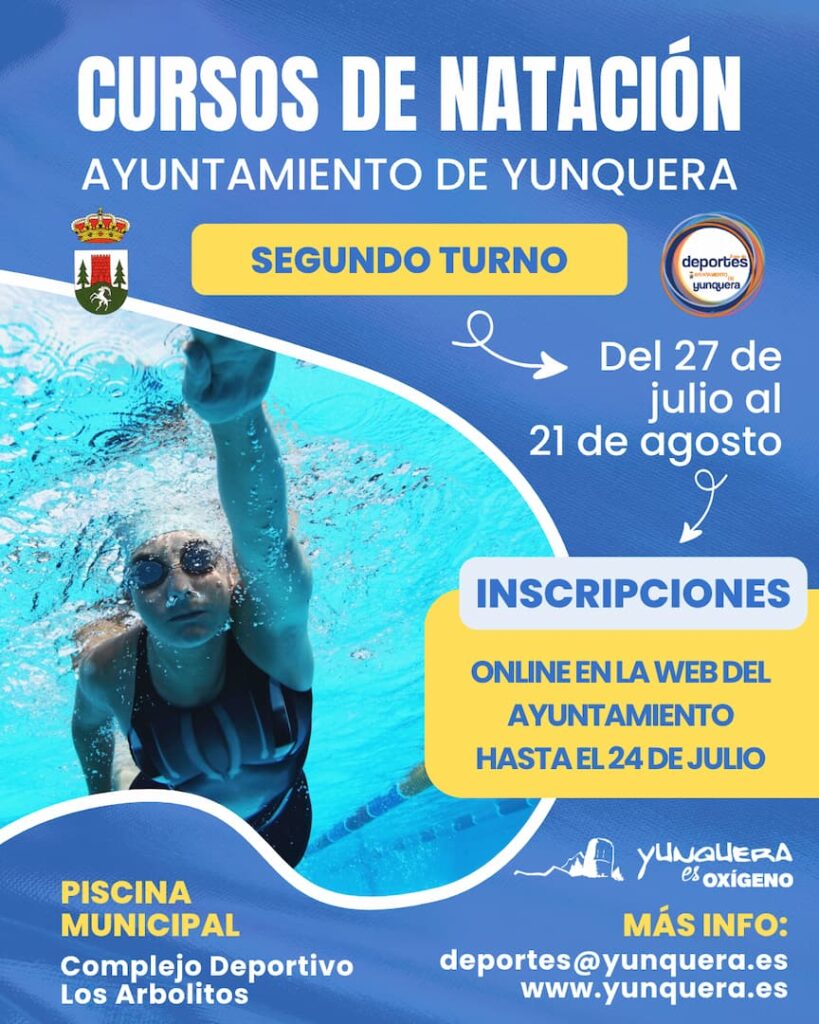 Campaña de natación yunquera 2026 - agosto