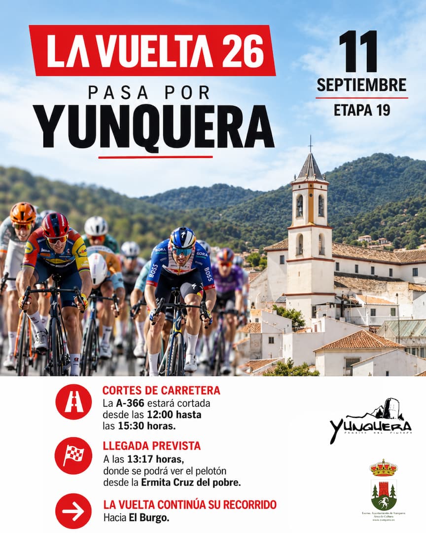 La Vuelta a España 2026 Yunquera