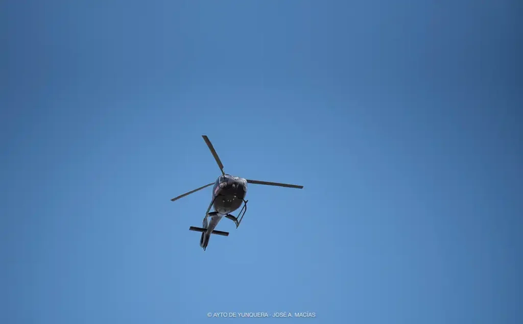 La Vuelta a España 2026 Yunquera - Helicóptero de la Vuelta